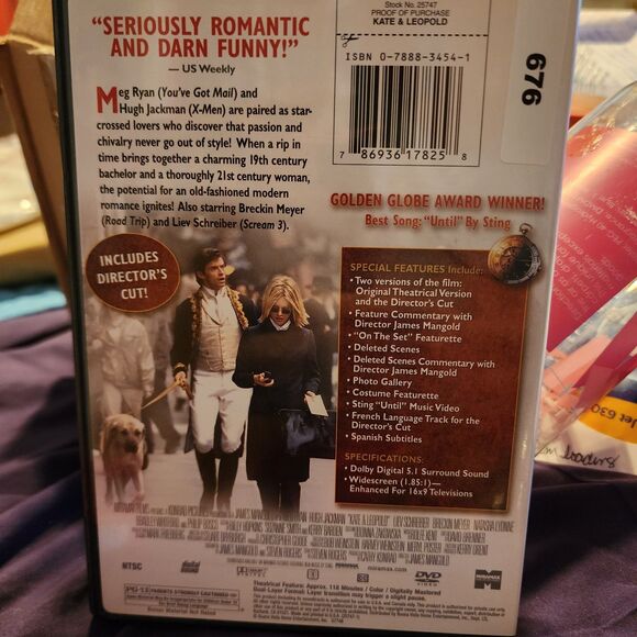 Kate and Leopold DVD - Picture 2 of 2